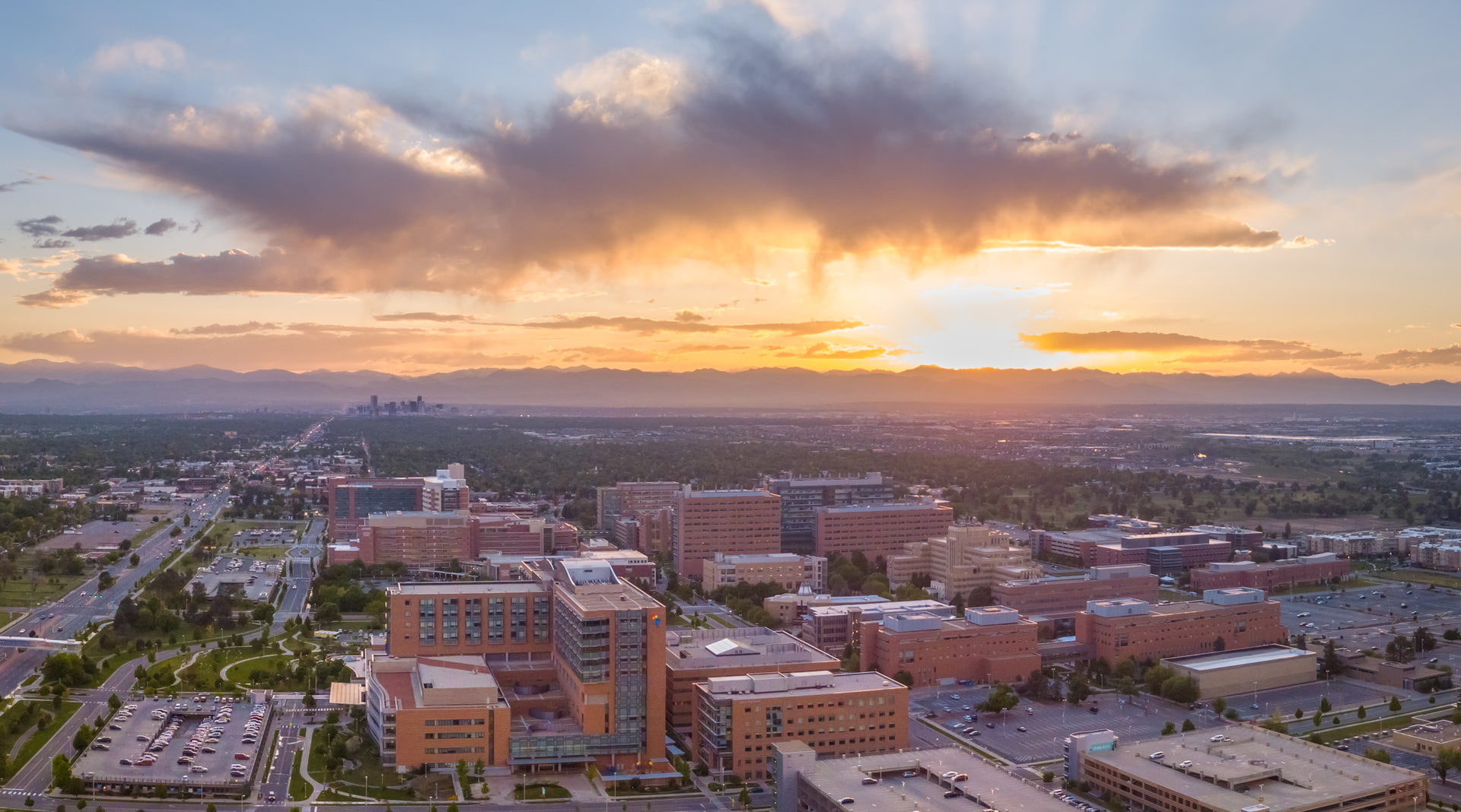 Anschutz campus birds-eye view