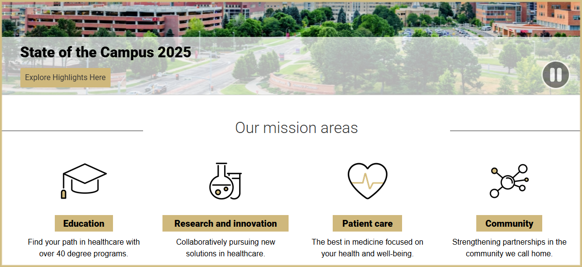 CU Anschutz Homepage