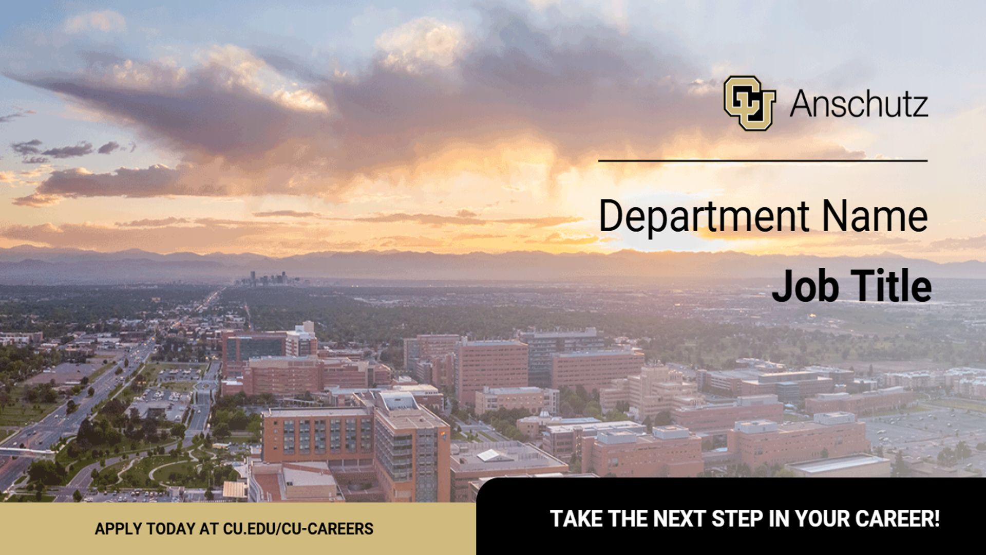 Take the Next Step in Your Career; apply today at cu.edu/cu-careers
