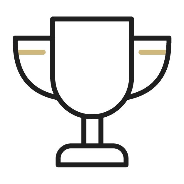icon of a two-handled trophy