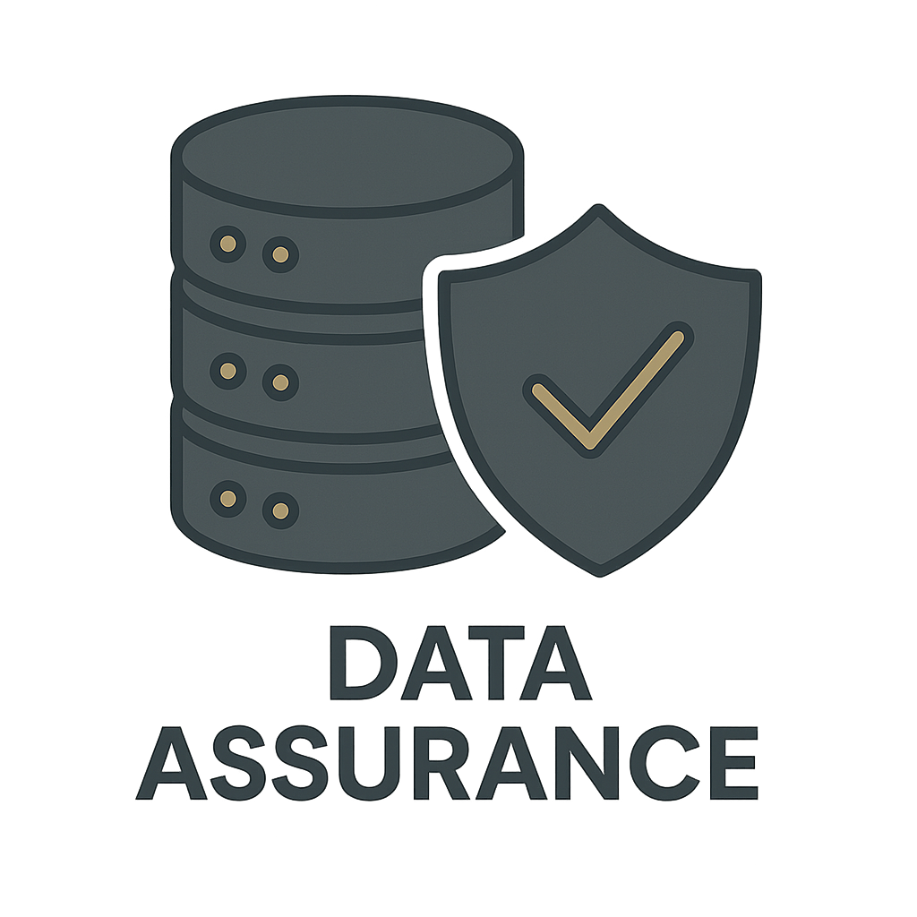 Graphic showing data checkmark