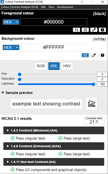 CCAprogram CCA tool example of how it looks