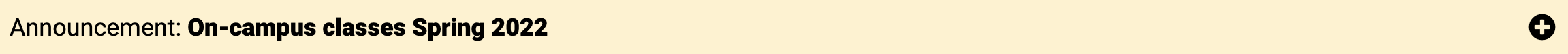 Yellow banner example