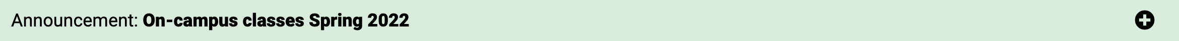 Green banner example