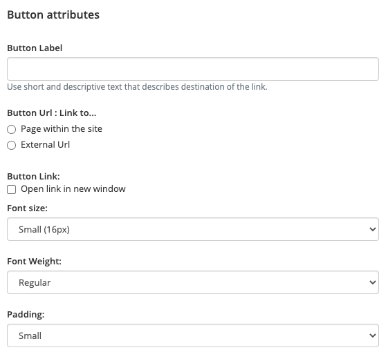 Hero image - Button attributes Hero image - Button attributes