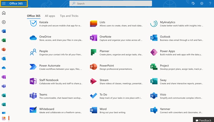 micrsoft office apps image