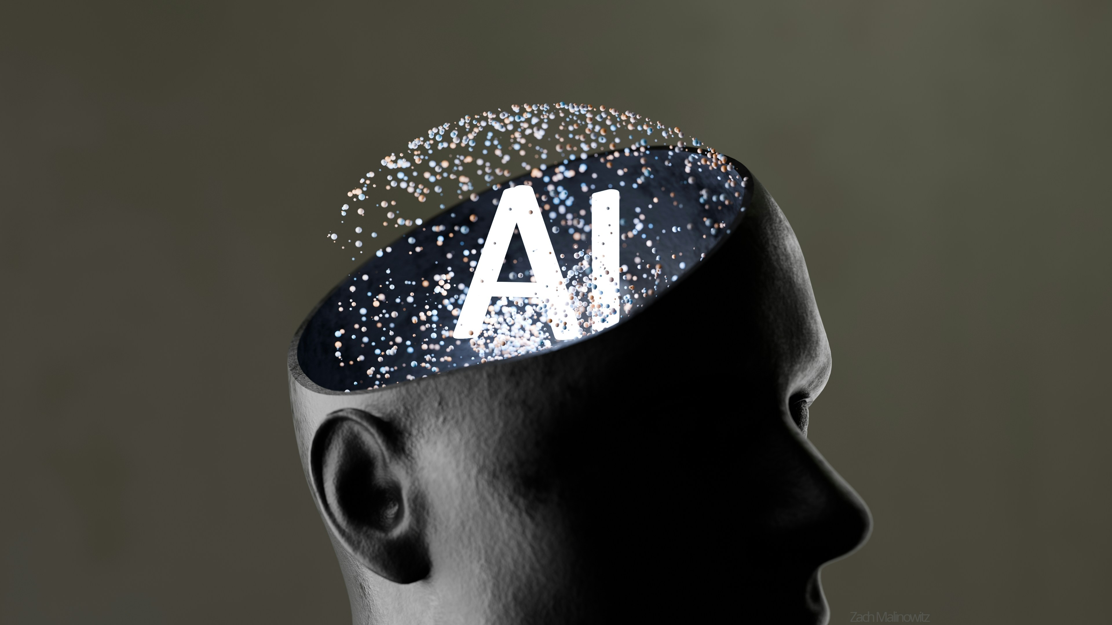 Human head showing 