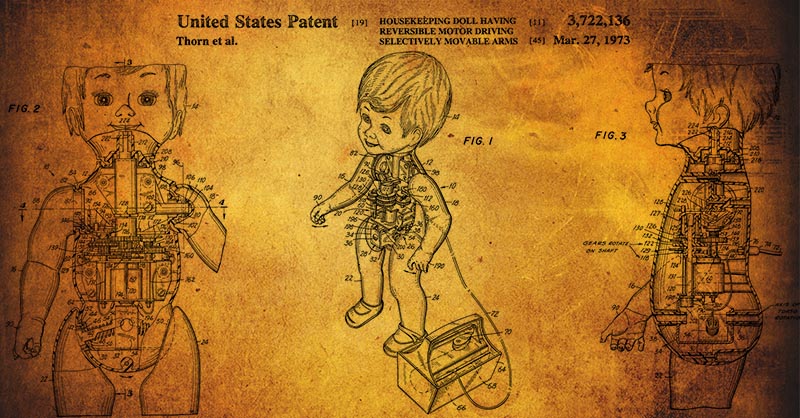 creepyIP doll patent
