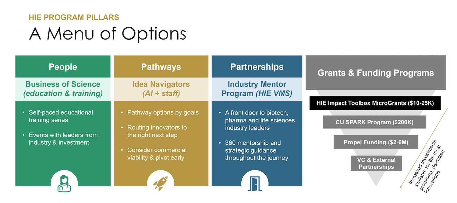 Program Pillars infographic