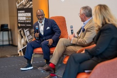 Keynote Vindell Washington with Rich Zane and Kim Muller