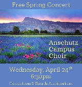 Anschutz Choir 4_24_24 Spring Concert flyer