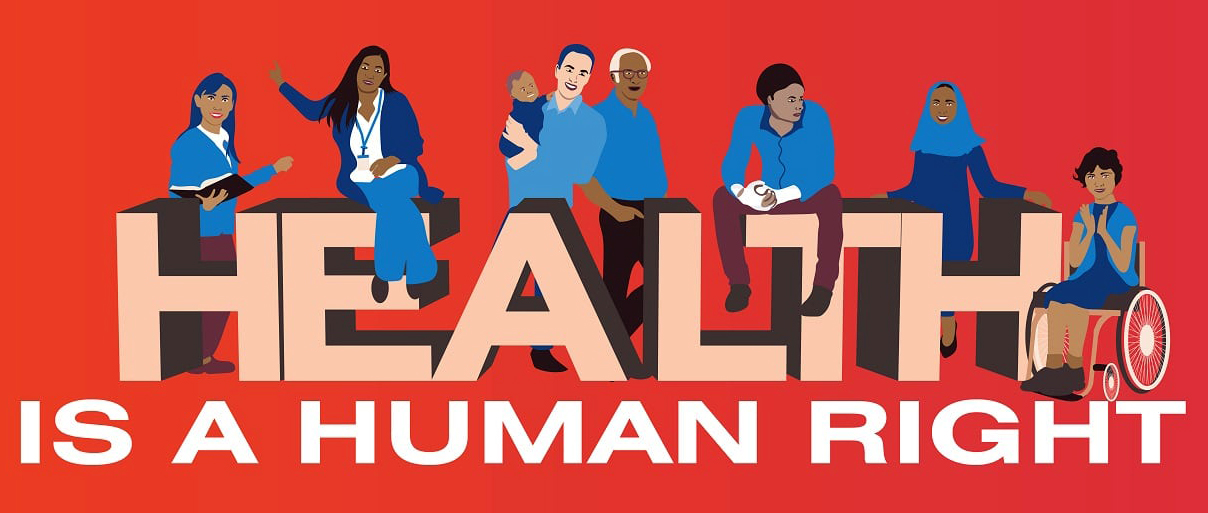 WHO illustration of health as human-right WHO illustration of health as human-right