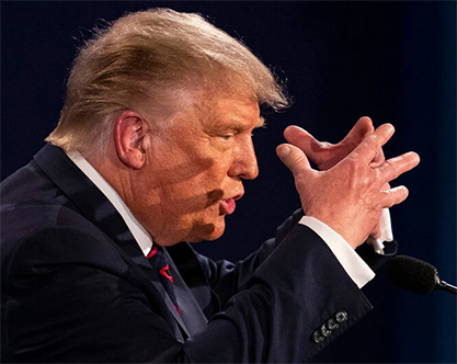 Trump mocking masks
