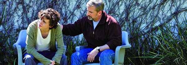 Timothée Chalamet (left) and Steve Carell