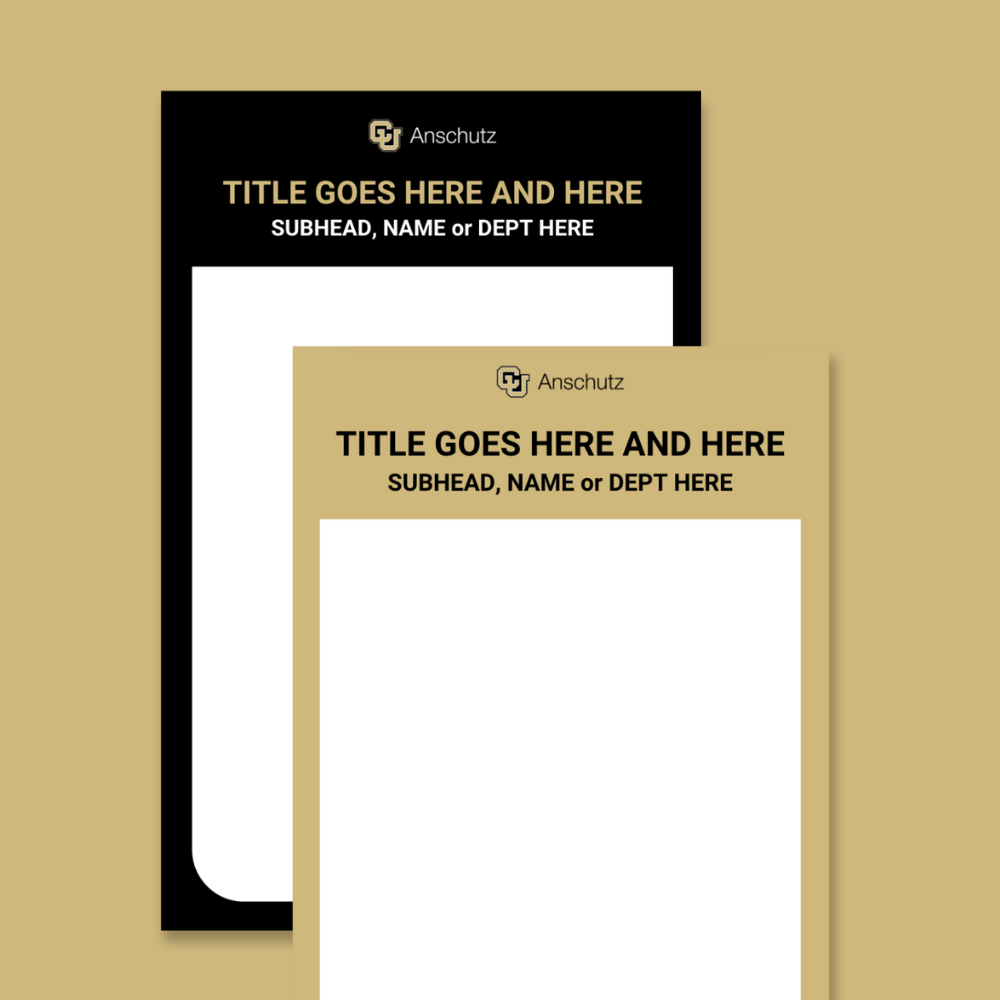 24x36 Vertical Presentation Example