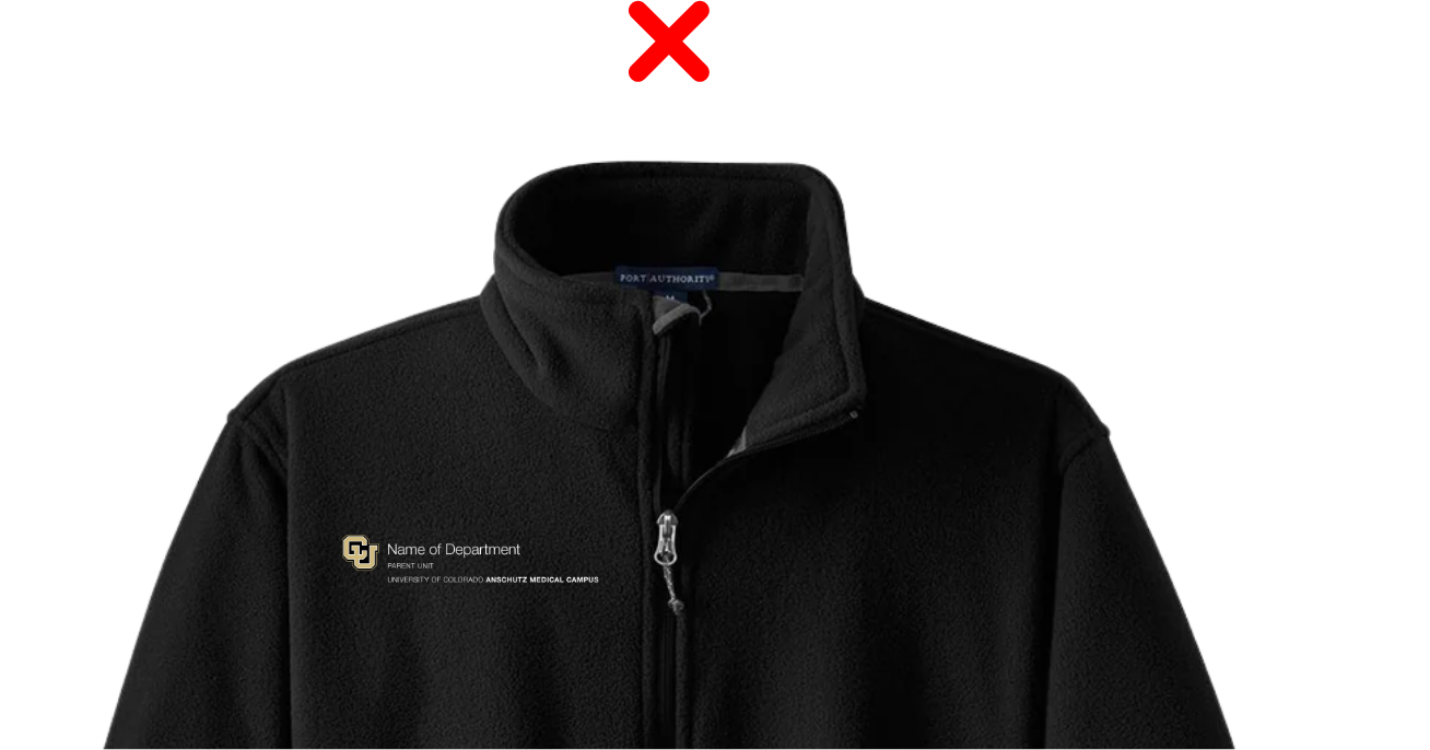 black sweatshirt with CU department logo