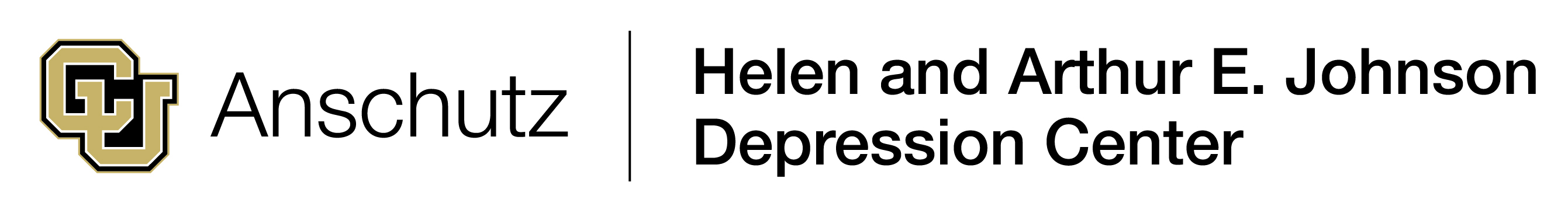 horizontal logo for CU Anschutz Depression Center