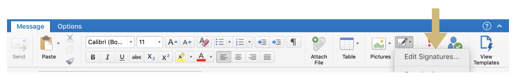 Edit Signature