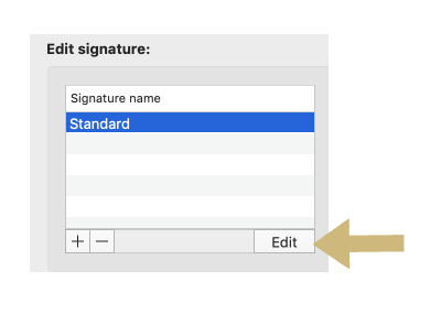 Edit Signature