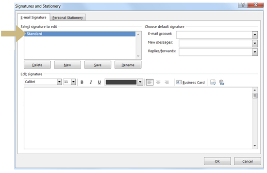 Email Signature Edit PC