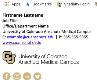 Email Signature Template