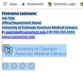 Email Signature Guidelines Office Of Communications