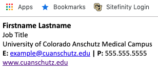 Reply Email Signature