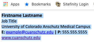 Copy Reply Email Signature
