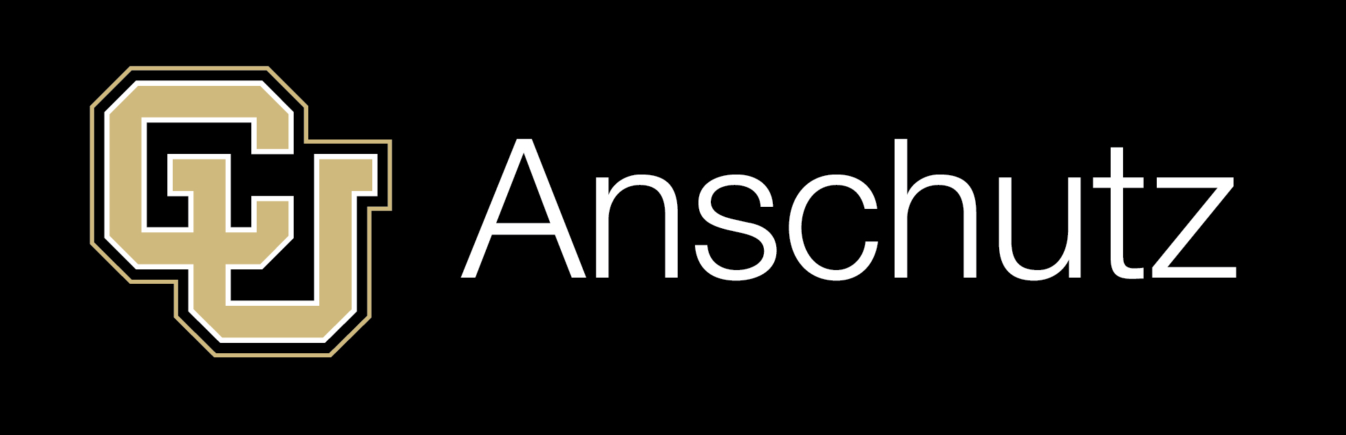 CU Anschutz logo reversed color