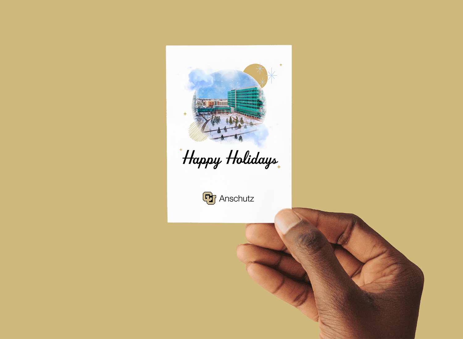 CU Anschutz holiday card