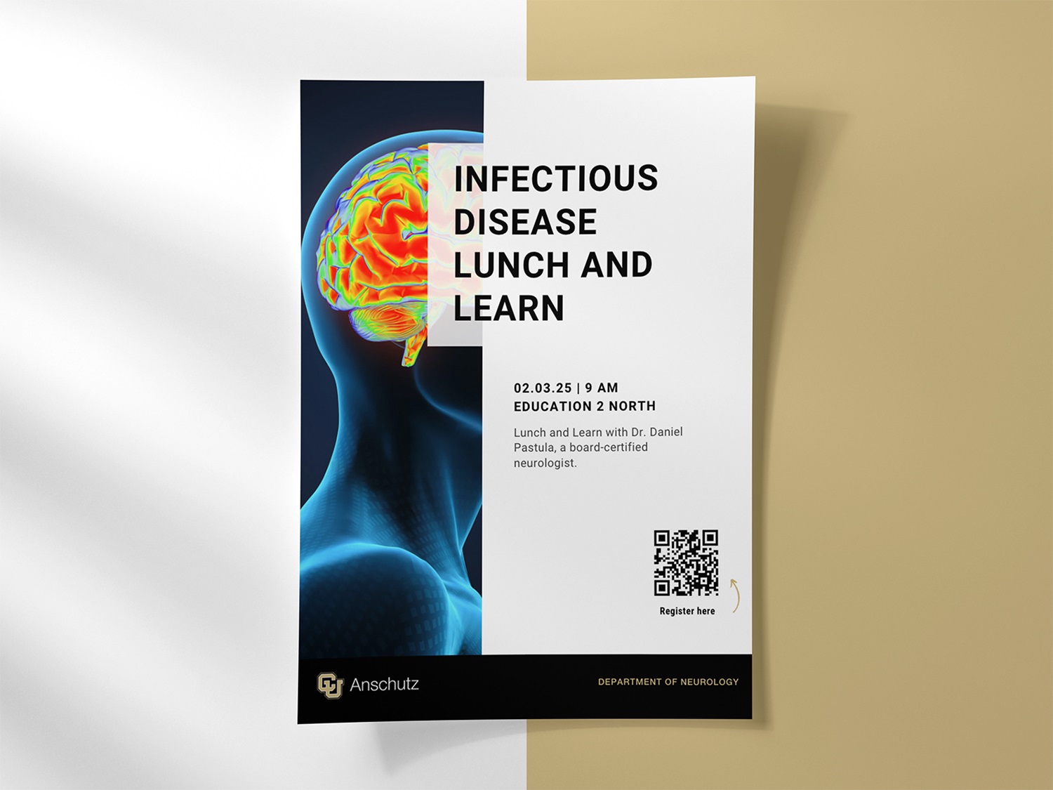 CU Anschutz infectious disease flyer