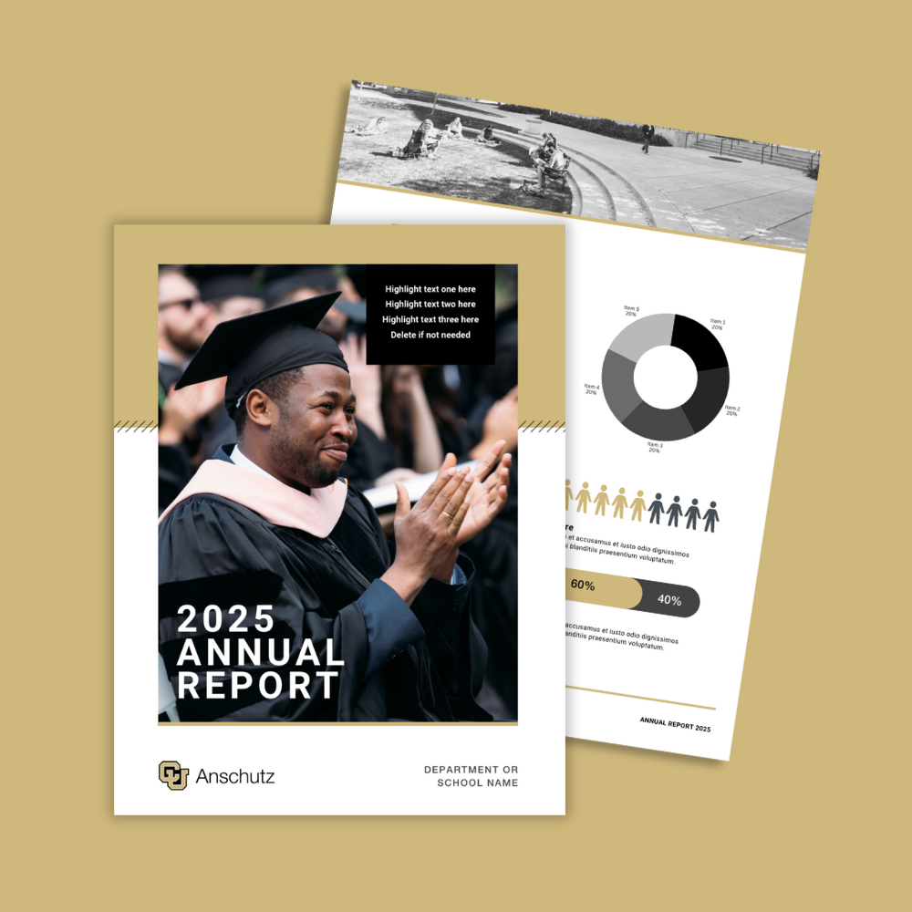 CU Anschutz Annual Report cover