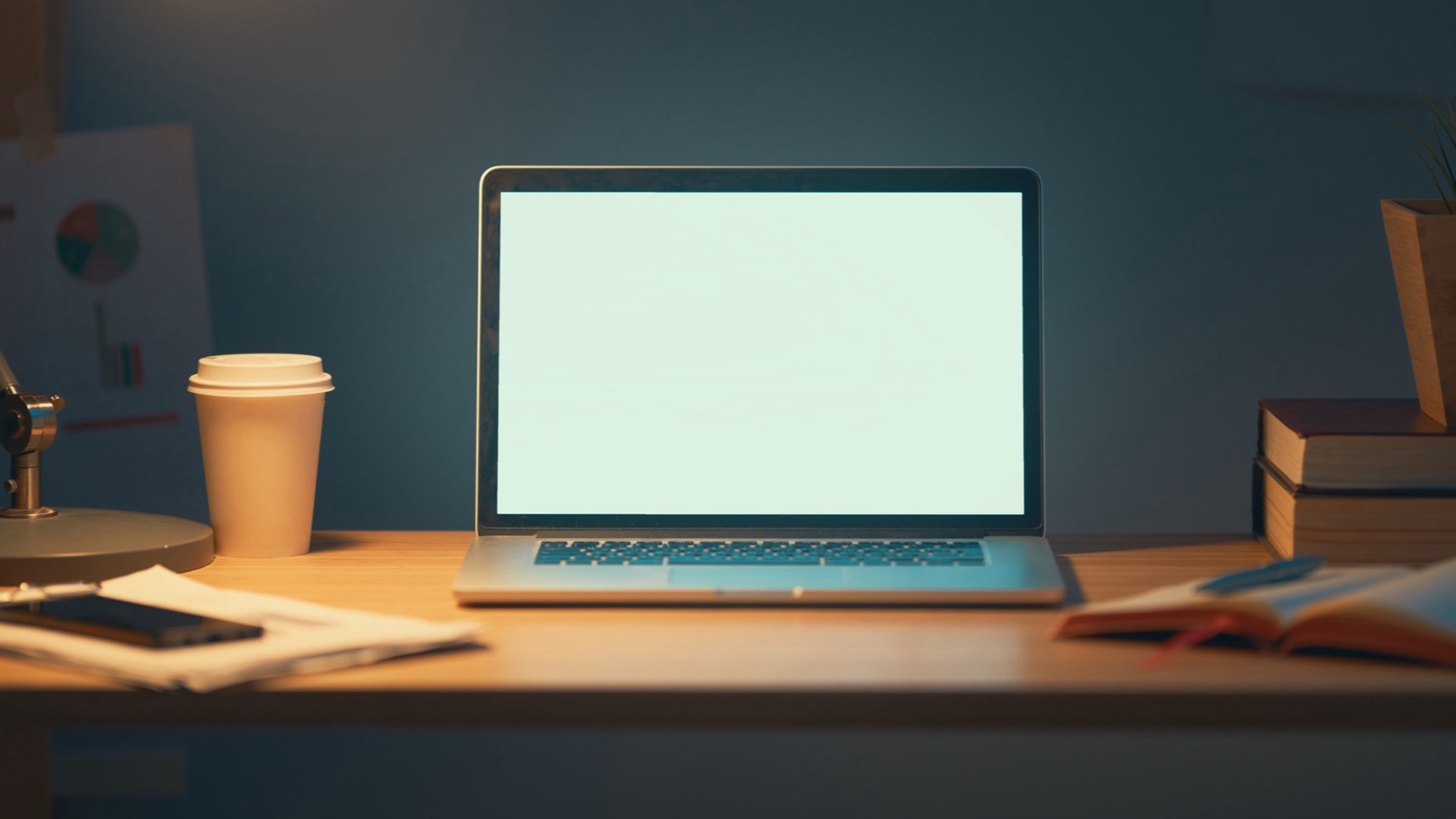 Open laptop