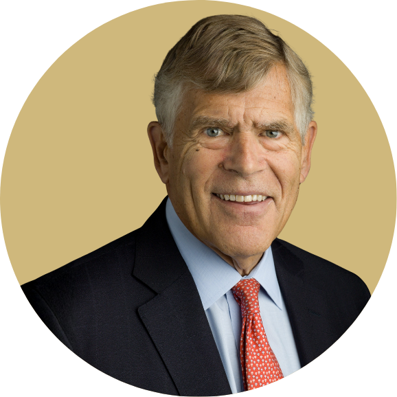 Don Elliman with gold background