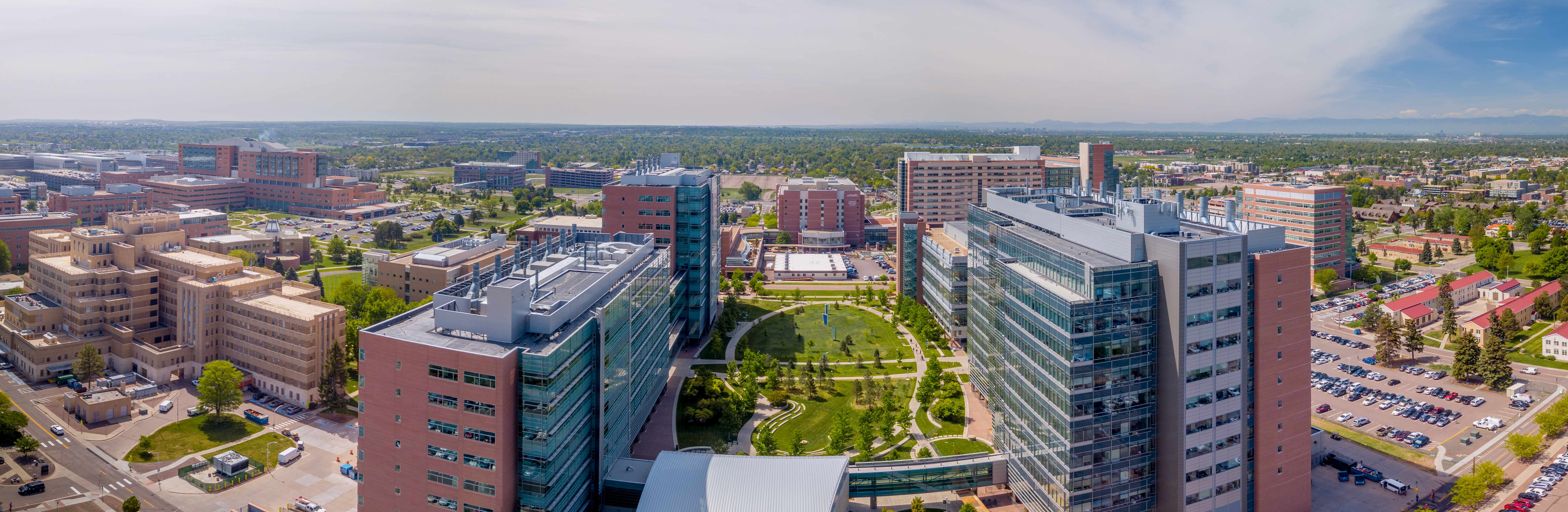 Aerial of Anschutz Medical Campus