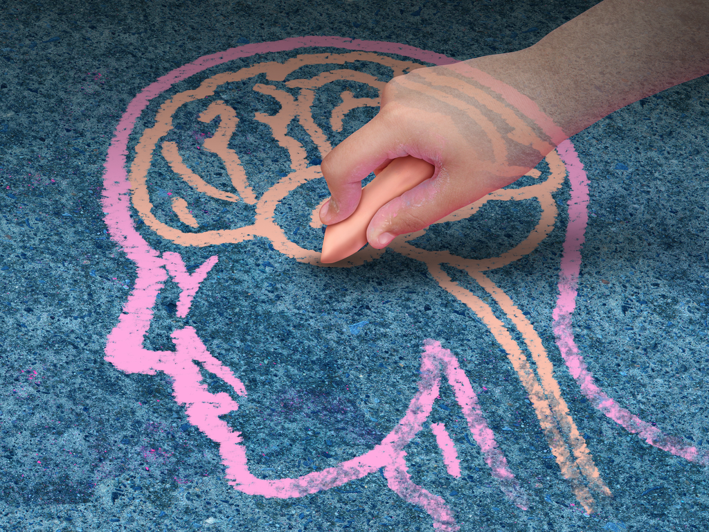 Brain chalk image