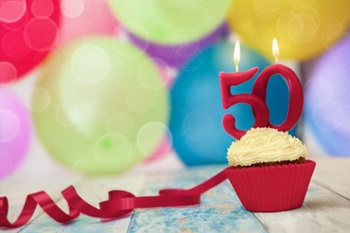 50th Birthday Cupcake 50th Birthday Cupcake
