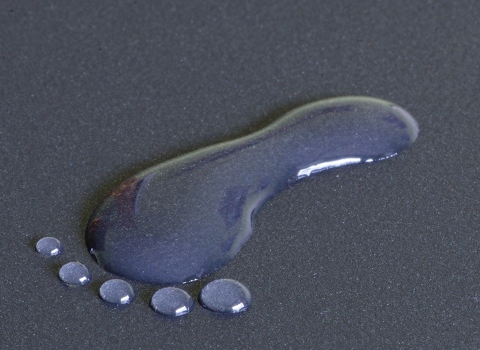foot-shaped puddle foot-shaped puddle