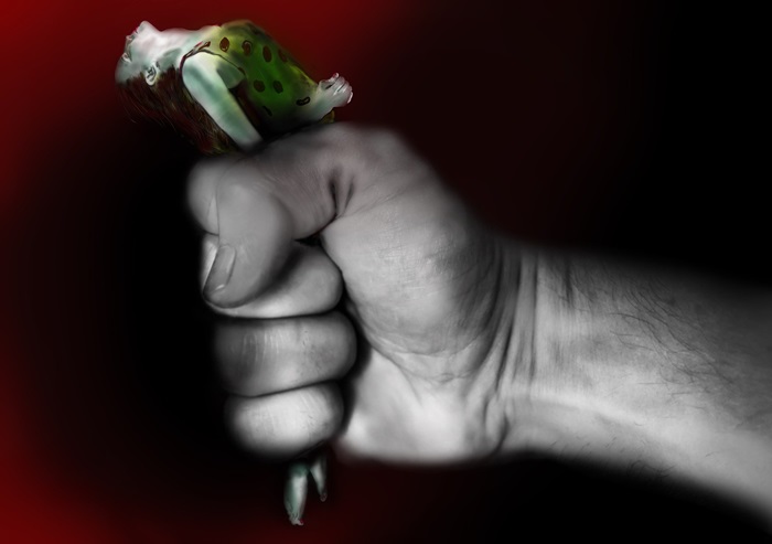 gripping fist