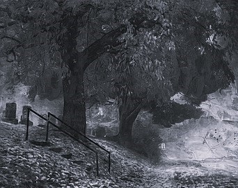 Illustration of a Cemetary