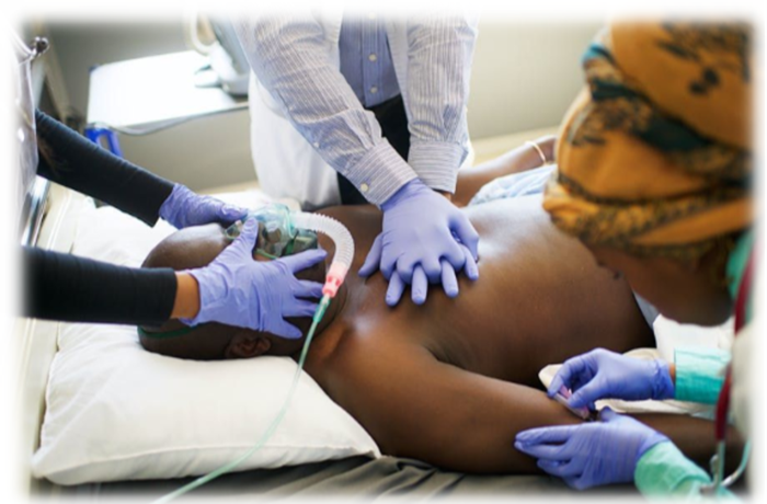 man in ICU