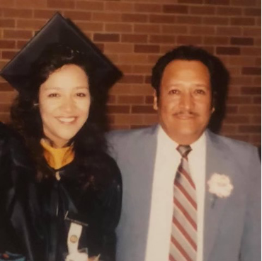 The author and her dad