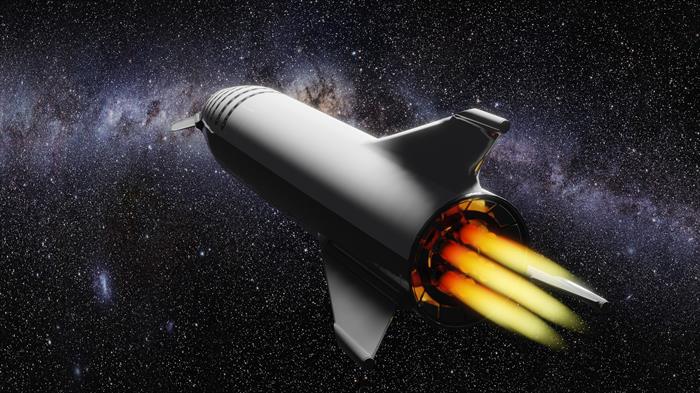 Rocket in Space