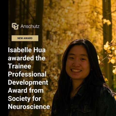 Isabelle Hua Wins Trainee Professional Development Award Graphic