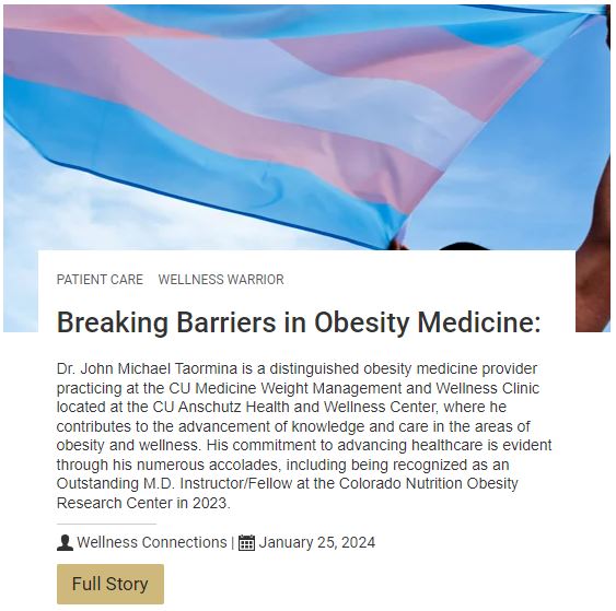 Article Link - Breaking Barriers in Obesity Medicine