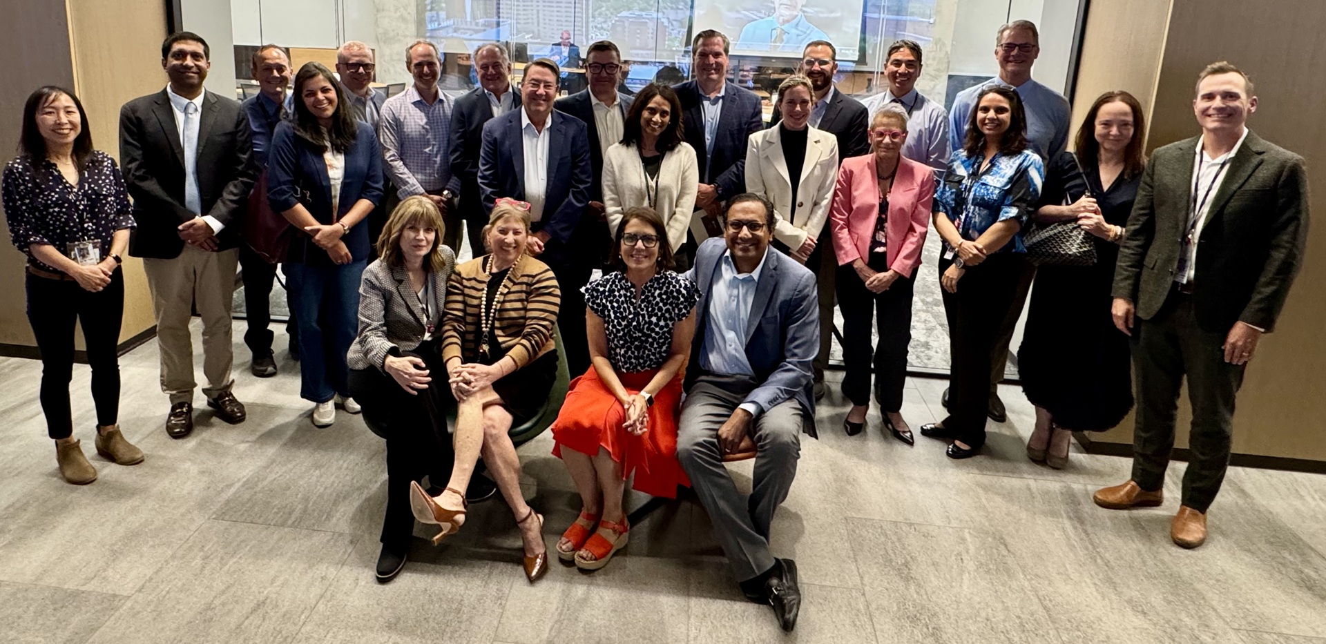 Group photo of faculty representing the Faculty Philanthropic Cabinet.