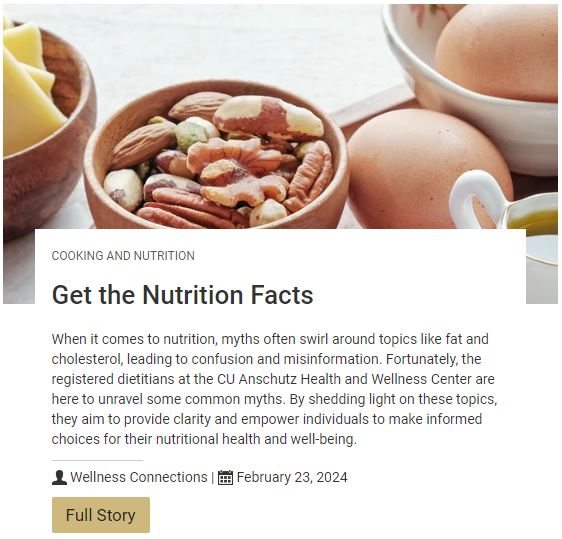 Get the Nutrition Facts - Article Link