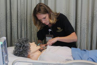 molly examining patient