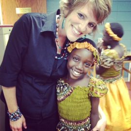 molly with child in choir