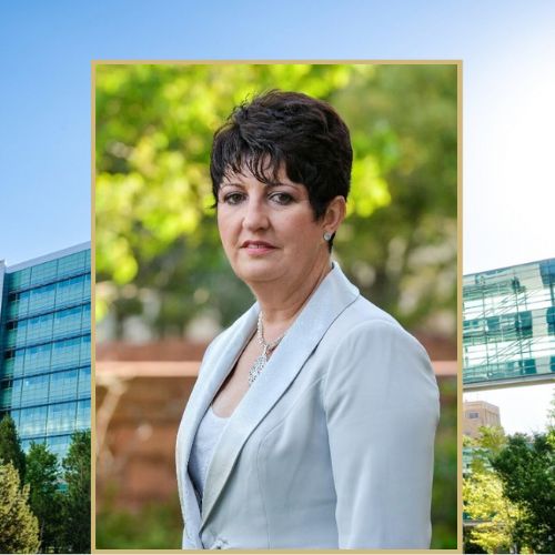 Portrait of Evalina Burger-Van der Walt, MD.